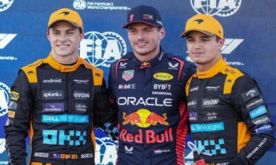 Verstappen se lleva el GP de Japón; Checo abandona